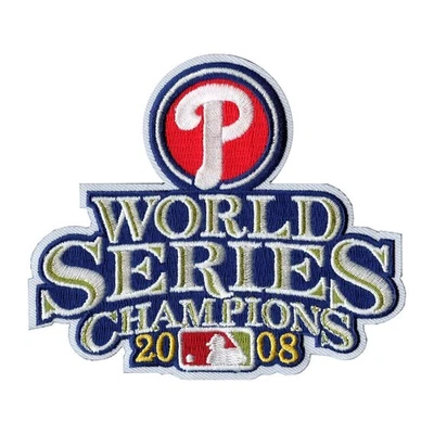 2008 Philadelphia Phillies MLB World Series Champions Circle P Logo Jersey Patch - Image 1 of 2