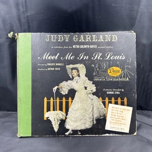 JUDY GARLAND: MEET ME IN ST LOUIS 3 Album Set (Contains 2) 1944 Merry Christmas - Picture 1 of 14