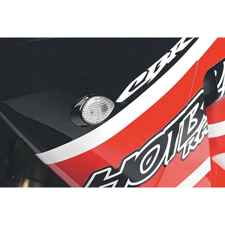 Hotbodies Señales de giro delanteras de montaje empotrado - Transparente Motocicleta Street H04RR-SIG-CLR Foto 1 de 4