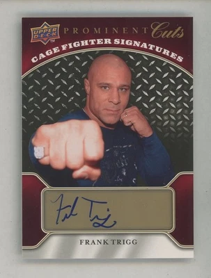 2009 Upper Deck Prominent Cuts MMA Cage Fighter #CFS-FT Frank Trigg 签名 — 第 1/2 张图片