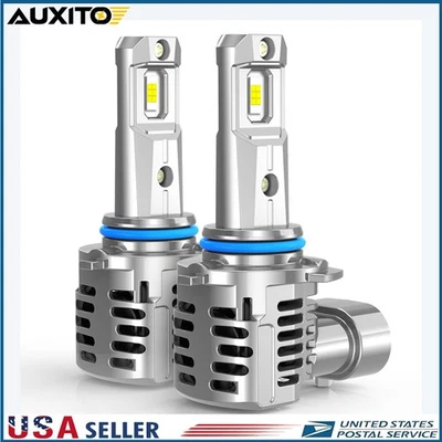Bombilla de faro LED 2/4X 9005 HB3 6500K blanca haz alto más brillante lista para Canbus Foto 1 de 4