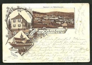 Gruss aus Bebenhausen Tübingen BW Deutschland Briefmarke 1892 ! - Bild 1 von 3