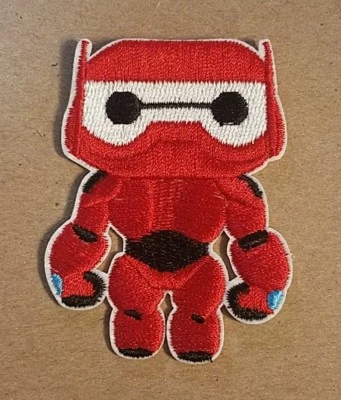 Big Hero 6 Baymax Patch 2 3/4 inches Red