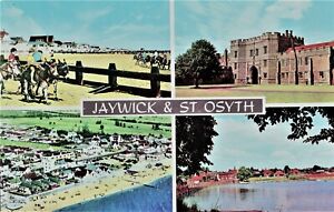 Vintage multi view postcard -  Jaywick & St Osyth - posted 1964