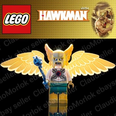 ⭐ LEGO Hawkman sh154 Minifigure sh0154 DC comics Justice league 76028 - Immagine 1 di 4
