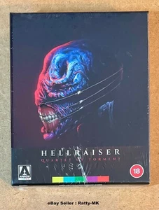 HELLRAISER : QUARTET OF TORMENT - ARROW STORE EXCLUSIVE 4K BLU RAY SET - NEW - Picture 1 of 11