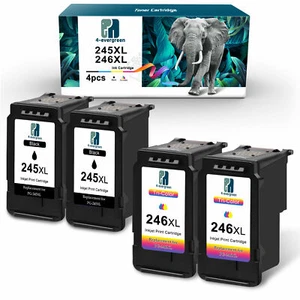 PG-245 XL CL-246 XL Black Color Ink For Canon PIXMA MG2550 MX490 MX492 MX495 - Picture 1 of 12
