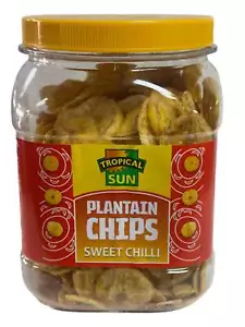 Tropical Sun Sweet Chilli Plantain Chips – Spicy & Sweet Crunch | Vegan, Gluten- - Picture 1 of 1