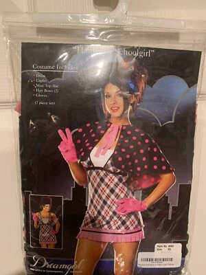 NWOT Dreamgirl Harajuku Schoolgirl Sexy Tokyo Cutie Adult Costume Size XS 0-2 - Image 1 of 4