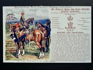 History & Tradition 10th P.O.W OWN ROYAL HUSSARS by Postcard Gale & Polden No.20 - Picture 1 of 2