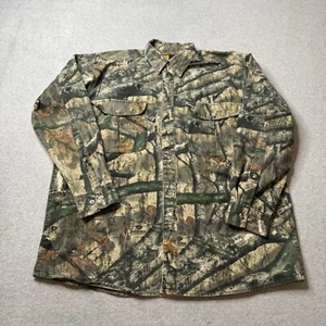 Browning Camouflage Shirt Mens XL Mossy Oak Hunting Outdoors Mountains Adult - Picture 1 of 10