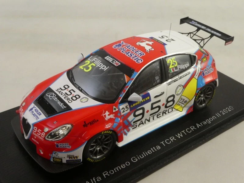 Spark S8972 1/43 Alfa Romeo Giulietta TCR #25 Team Mulsanne 9ª Gara 2 WTCR 2020