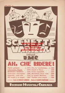 AH, CHE LAUGHRE - L'AVOCATINO DAPER (Score, Carrara Music Editions) - Picture 1 of 1