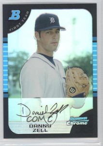 2005 Bowman Chrome First Year Refractor Danny Zell #231 Rookie RC