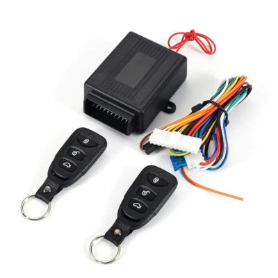 Car Door Lock Locking Keyless Entry System Dual Remote Control Kit Accessories  - Image 1 of 4