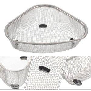 Strainer Basket Triangle Drain Basket Sink Waste Filter Basket - Picture 1 of 11
