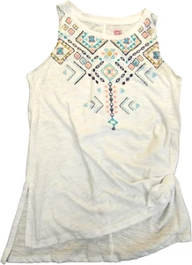 Epic Threads Big Girls Graphic Print T-Shirt tank Ivory White XL 61-64" 110Lbs - Picture 1 of 3