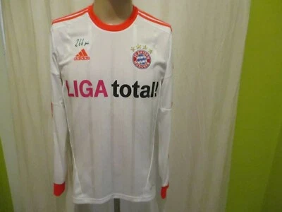 FC Bayern München Adidas Langarm Auswärts Trikot 2012/13 "LIGA total" Gr.S - Bild 1 von 4