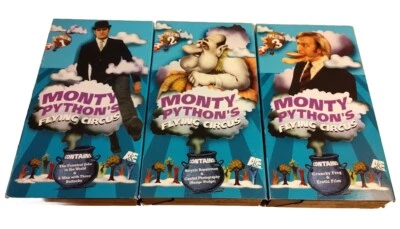 Monty Python's Flying Circus Volumes 1 2 3 On 3 VHS Tapes 1999 A&E Network  - Image 1 of 4