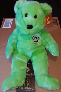 Ty Beanie Buddy Kicks The Bear 1999.  MWMT. Retirado con protector de etiqueta - Imagen 1 de 1