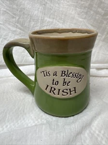 Tis a Blessing to Be Irish Pottery Mug - Picture 1 of 10
