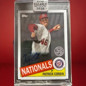 2020 Topps Clearly Authentic Autographs - #TBA-PC Patrick Corbin - Picture 1 of 2