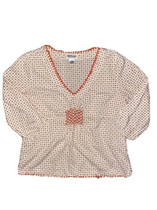 magellan sportswear 100% cotton 3/4 sleeve shirt Outdoor womans size large - Picture 1 of 7