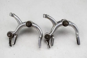 PINZE FRENO BICI D'EPOCA IN LEGA CAMPAGNOLO SUPER RECORD V1 ANNI 80 (4) - Foto 1 di 5