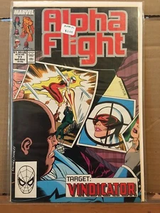 Marvel Comics, Alpha Flight #77, 1989, VF+, Vindicator, Kingpin - Picture 1 of 1