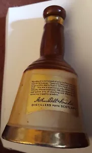 BELL'S Scotch Whisky Decorative Bottle,Ceramic Bell Shaped Bottle by WADE Empty - Picture 1 of 3