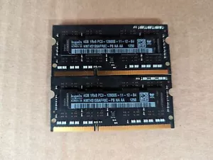 LOT 2 HYNIX 4GB PC3-12800S DDR3-1600MHZ 1RX8 NON-ECC HMT451S6BFR8C-PB M8-2(14) - Picture 1 of 2