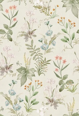 Jiffdiff Yellow Wallpaper Rolls lot Flower & Plant Removable Sticker，57.6sq ft - Image 1 of 4