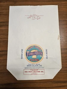 New Vintage Page Milling Company Luray VA Famous Queen Flour 10 lb. Bag Sack - Picture 1 of 6