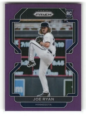 2022 Panini Prizm - Purple Prizm - #81  Joe Ryan   (RC) - Image 1 of 2