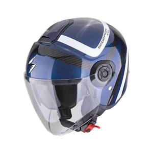 Casco jet Scorpion Exo-City II Riva, azul-negro, talla M (57/58) - Imagen 1 de 1