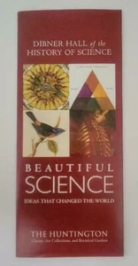 The HUNTINGTON's DIBNER Hall of the History Of Science Brochure Approx.9 1/8"x4" - Picture 1 of 2