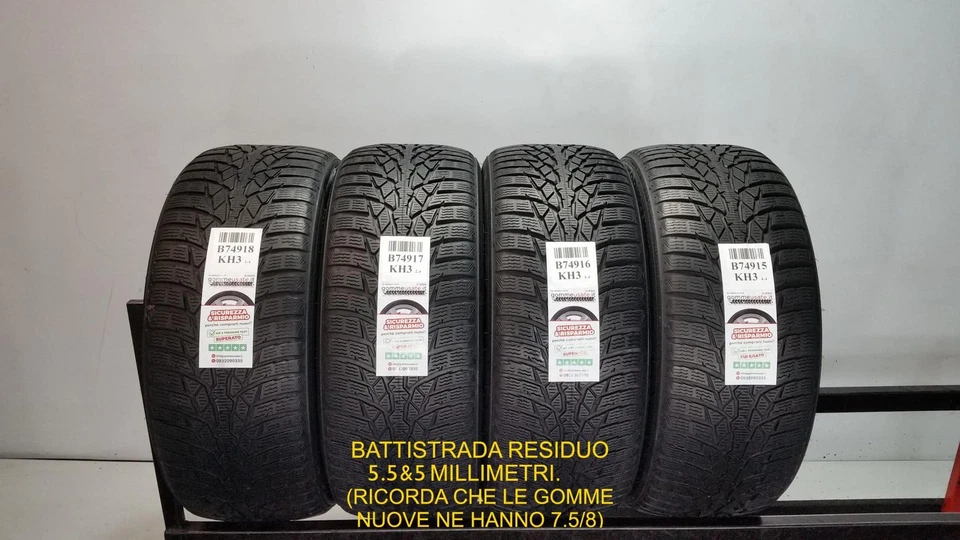 GOMME USATE  TERMICHE 225/50R17 98V NOKIAN WR D4 PNEUMATICI B74918 - Bild 1 von 1