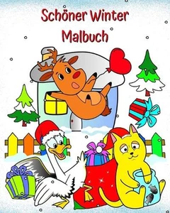 Schner Winter Malbuch: Winterliche Illustrationen mit lustigen Szenen f?r Kinder - Picture 1 of 1