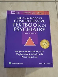 Kaplan & Saddock’s Comprehensive Textbook of Psychiatry 10th edition HC VOLUME 2 - Picture 1 of 8