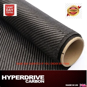 Carbon Fibre Cloth Fabric 240gsm 2/2 3k Twill 1000mm Width,  Comes on a Roll UK! - Picture 1 of 6
