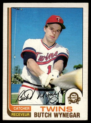 1982 O-Pee-Chee Butch Wynegar Minnesota Twins #222 - Image 1 of 2