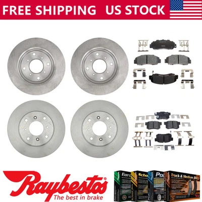 Pastillas de freno delanteras traseras pastillas de freno de cerámica para Honda Prelude 1993 1994 1995 1996 Foto 1 de 4