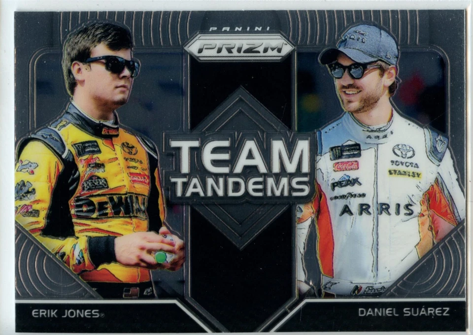 2018 Panini Prizm Racing NASCAR Team Tandems Daniel Suarez / Erik Jones Qty - Image 1 of 2