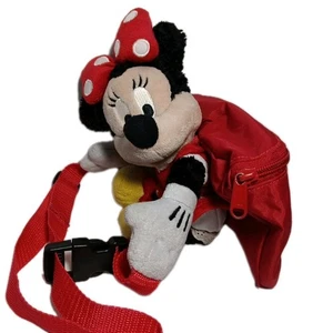 Walt Disney Disneyland Minnie Mouse Hugging plush backpack/ Fannie Pack  - Picture 1 of 8
