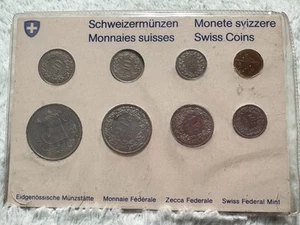 Schweiz 8 Münzen 1978 Stempelglanz Schweizermunzen - Bild 1 von 6