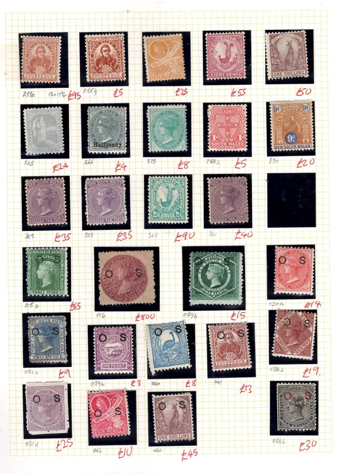 NSW MH Collection - cv £1,547 - Image 1 of 1