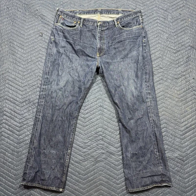 VTG 867 Ralph Lauren Polo Jeans RN 41381 Blue  Authentic Dungarees Size 42x30 - Image 1 of 4