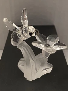 Swarovski Crystal Bumblebee on Flower 7615 NR 000 002  *No Original Box - Picture 1 of 12