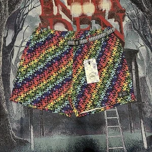 Pantalones Cortos Tejidos Levi’s X Grateful Dead Bears Talla Grande Arco Iris AOP - Imagen 1 de 7