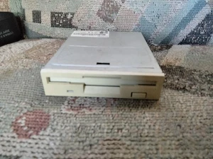 Panasonic Floppy Disk Drive JU-256A178P Vintage With Cable - Afbeelding 1 van 10